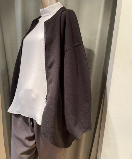 FLORENT / 2308F06014/  ASYMMETRIC ZIP BLOUSON