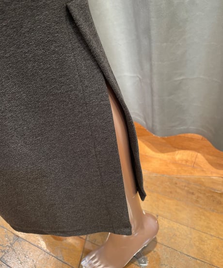 FLORENT / 2211F06015 /BACK SLIT SKIRT