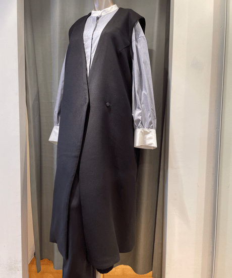 FLORENT / "2023 fall" / 2305F08003 / KERSEY LONG GILET