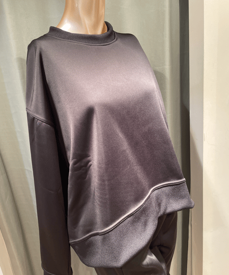 FLORENT /  "2023 fall " /  2305F06014 / CREW NECK TOP/ Black color
