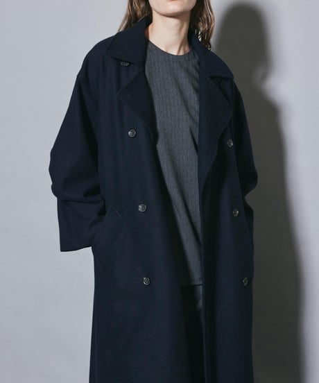FLORENT/2405F08002/ メルトンロングコート