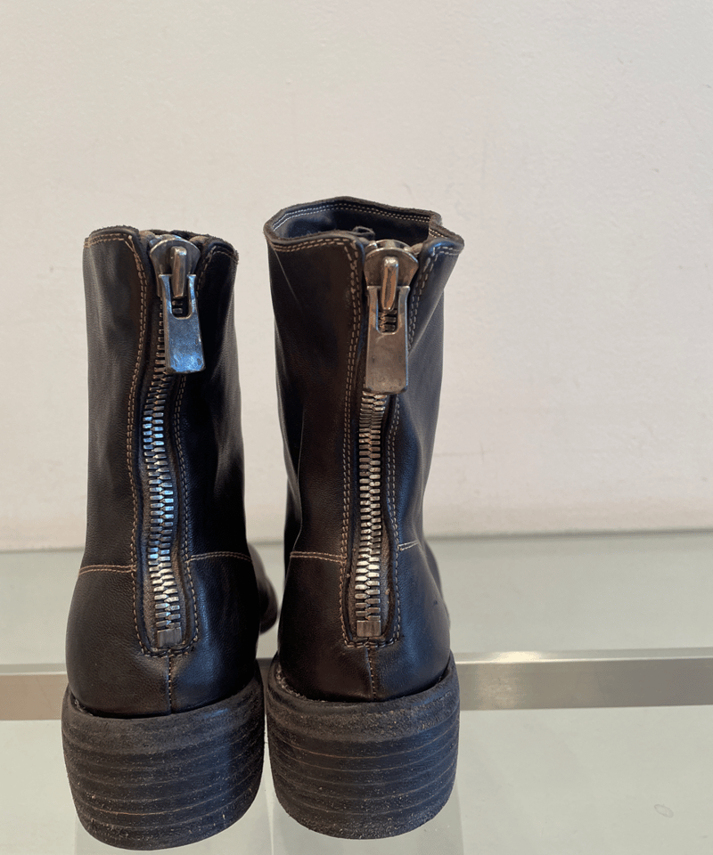 guidi 796z back zip boots グイディバックジップブーツ GUIDI（グイディ） 796Z BACK ZIP LOW BOOT THICK SOLE LEATHER