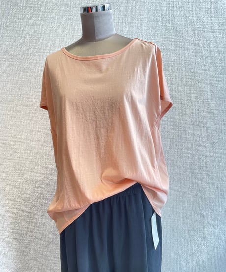 Audrey and John Wad / L6916 /スーピマコットントリミングTシャツ