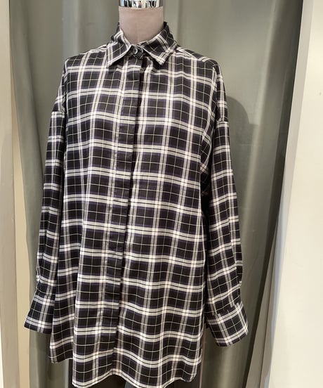 FLORENT / 2023 Spring / 2211F01002 / 60S cotton twill check shirt