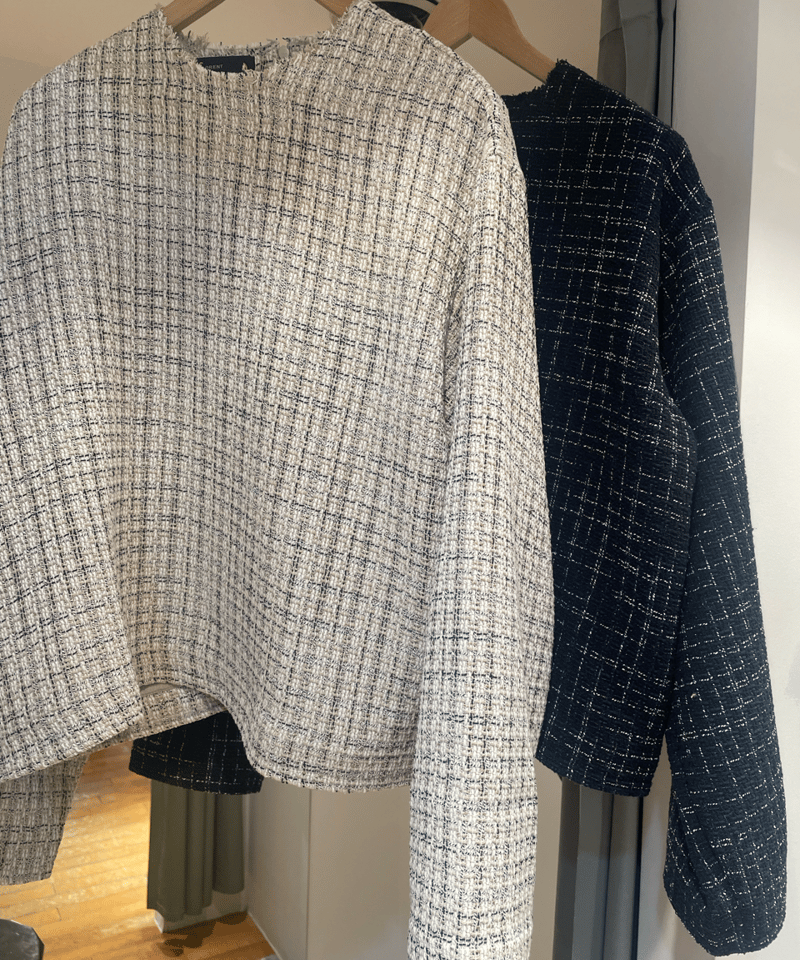 florent ツイードトップス