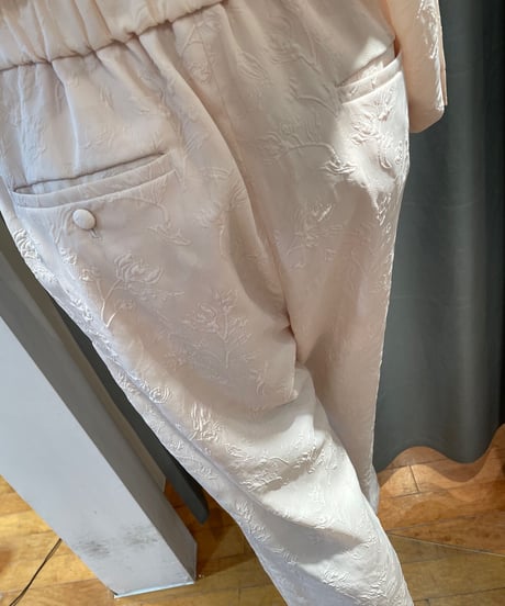 08sircus / S23SS-P09 /  jacquard slit easy pants