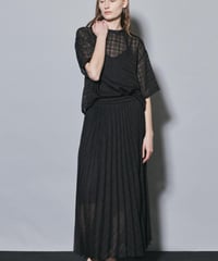 FLORENT/2405F03001 / チェックシアープリーツスカート