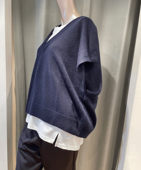 FLORENT / 2305F07008 / VNECK KNIT VEST