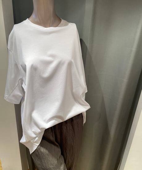 08sircus / S25SS-CS06 /Organic cotton cross jersey over tee(unisex)