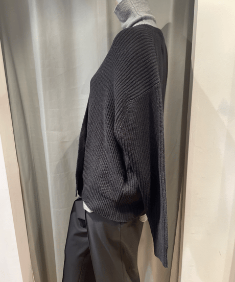 FLORENT / 2308F07002 / RIB KNIT CARDIGAN