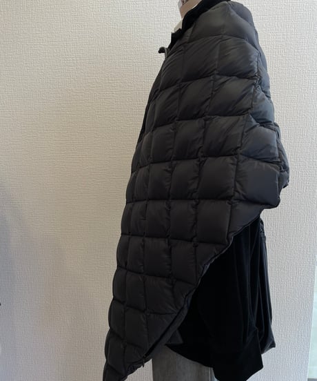 08sircus × TAION  / down stole / S25AW-AC01/ Black color