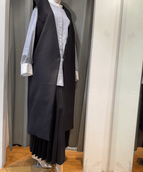 FLORENT / "2023 fall" / 2305F08003 / KERSEY LONG GILET