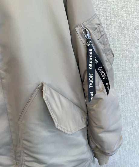 08sircus × TAION down long MA-1 reversible/S25AW-OT04