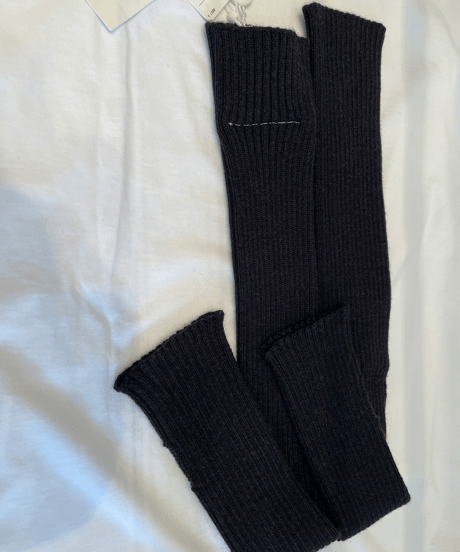 MM⑥ Maison Martin Margiela / 32TI012 / rib  Knit  arm warmer (Dead stock)
