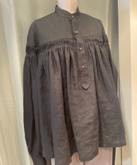 SCYE /  2024 S/S / 1224-31005 / Organic Linen Tucked Blouse