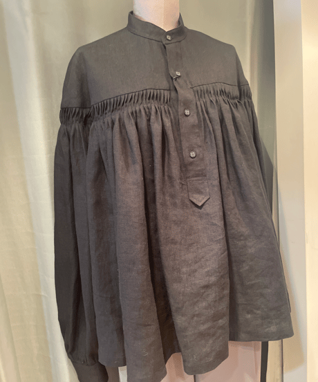 SCYE /  2024 S/S / 1224-31005 / Organic Linen Tucked Blouse
