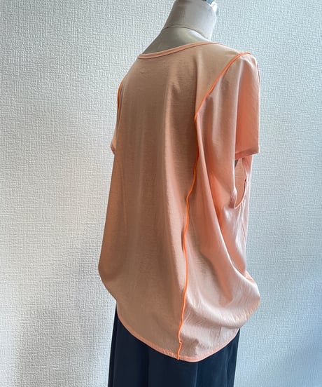 Audrey and John Wad / L6916 /スーピマコットントリミングTシャツ