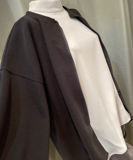 FLORENT / 2308F06014/  ASYMMETRIC ZIP BLOUSON