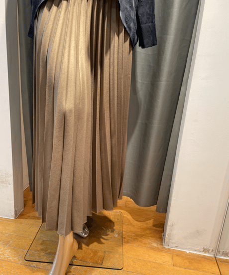 FLORENT /2305F03001 /PLEATED LONG SKIRT