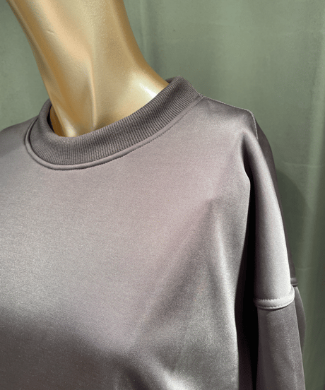 FLORENT /  "2023 fall " /  2305F06014 / CREW NECK TOP / Gray color