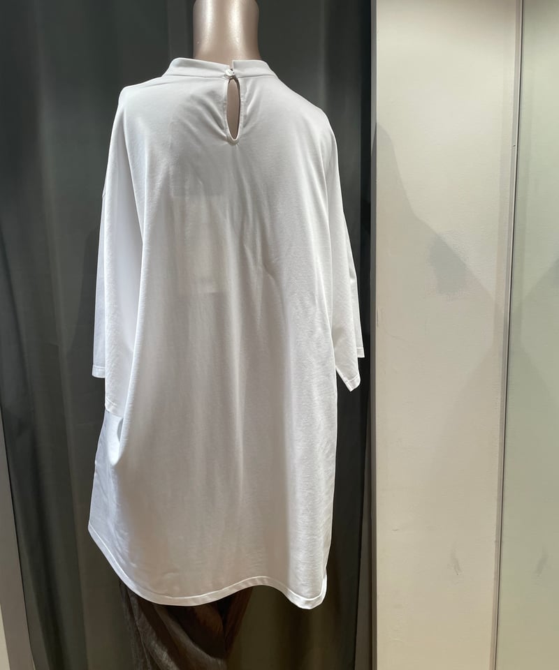 値下げ【美品】08sircus ナイロン 08sircus / s23AW-TS06 / Milling satin V-neck s