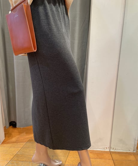 FLORENT / 2211F06015 /BACK SLIT SKIRT