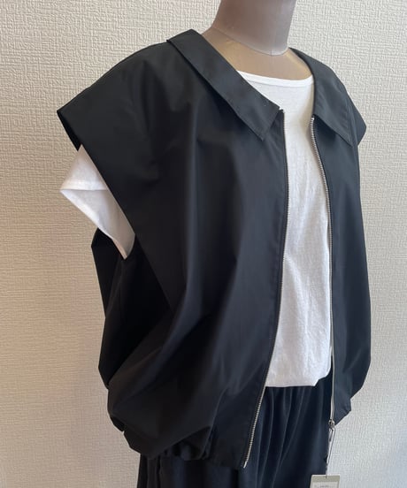 Audrey and John Wad /L6123/ハーフスリーブzipシャツ
