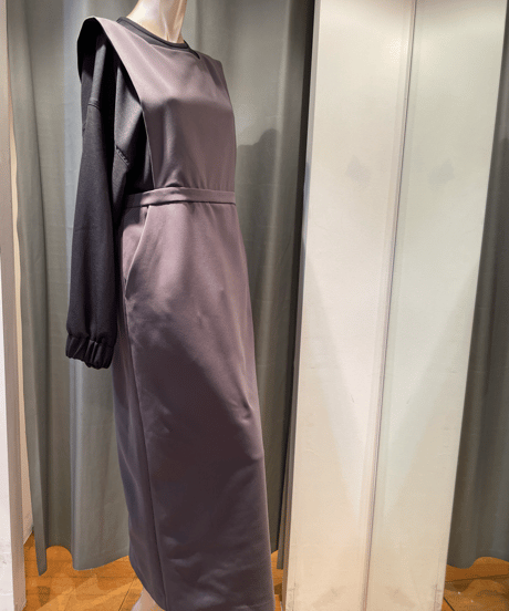 FLORENT / 2308F05001 / DOUBLE CLOTH JUMPER DRESS