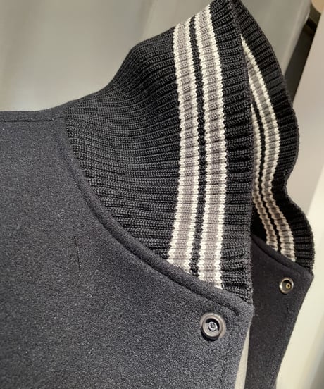 Scye  /   5122-63531  /   Super 140 Wool Melton Varsity Jacket