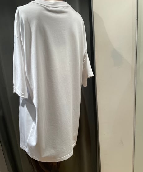 08sircus / S25SS-CS06 /Organic cotton cross jersey over tee(unisex)