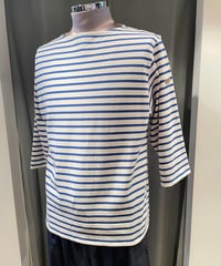 SCYE BASICS /5725-21706/コットンストライプバスクシャツ(unisex)