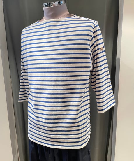 SCYE BASICS /5725-21706/コットンストライプバスクシャツ(unisex)