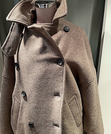 FLORENT / 2208F02005 / RECYCLED WOOL SHORT COAT