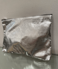 GOLDEN GOOSE DELUXE BRAND / G29WA244/ metallic silver shiny clutch bag