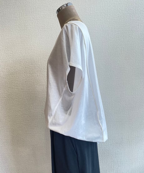 Audrey and John Wad / L6916 /スーピマコットントリミングTシャツ