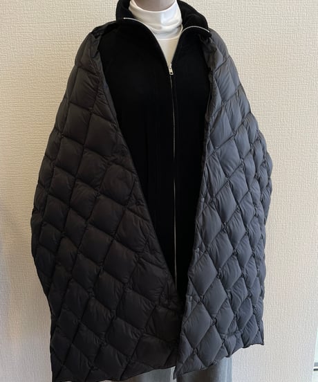 08sircus × TAION  / down stole / S25AW-AC01/ Black color