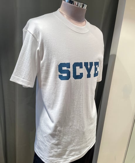 SCYE BASICS /5725-21701/コットンジャージーカレッジ T-シャツ(unisex)
