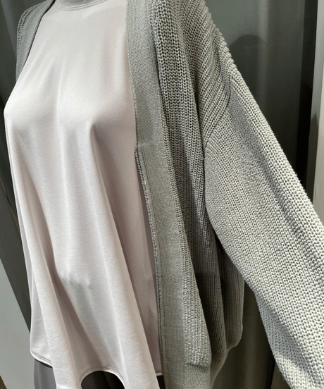 FLORENT / 2311F07002 /ジップニットカーディガン