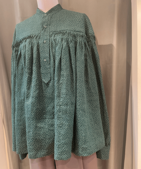 SCYE 2024 S/S / 1224-31003 / Printed Linen Tuck Blouse