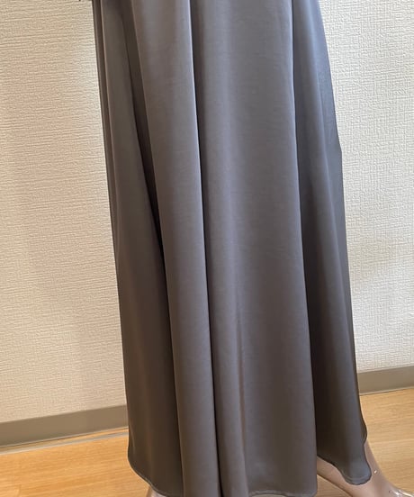 FLORENT / 2511F03001 / ダブルサテンロングスカート