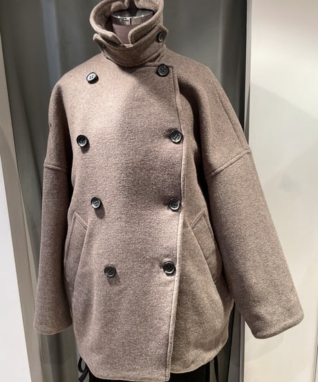 FLORENT / 2208F02005 / RECYCLED WOOL SHORT COAT