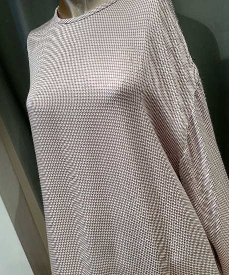 FLORENT / 1911F01009 / hound's tooth jacquard top