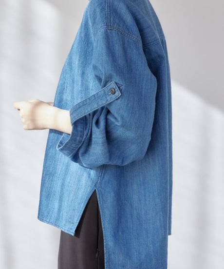 FLORENT/2411F01106/コットンデニムシャツ