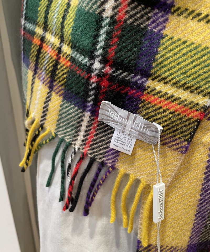 Joshua Ellis/VC51807/Tweed /ピュア100％カシミヤストール