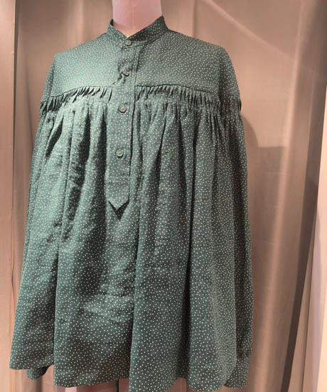 SCYE 2024 S/S / 1224-31003 / Printed Linen Tuck Blouse
