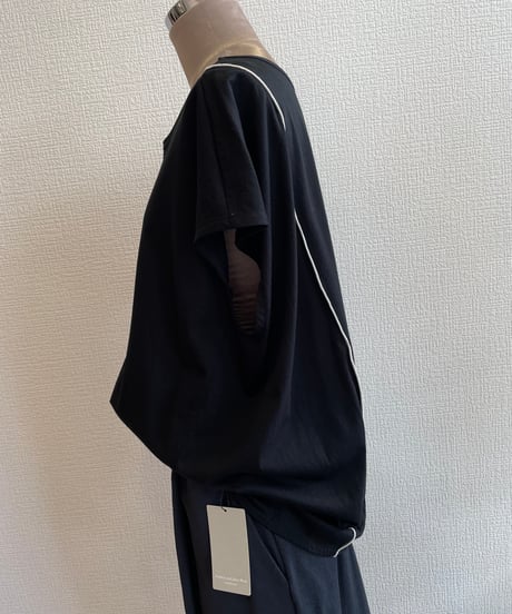 Audrey and John Wad / L6916 /スーピマコットントリミングTシャツ
