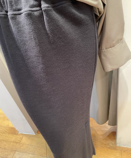 FLORENT / 2205F06013 / SOFT COTTON RIB SKIRT