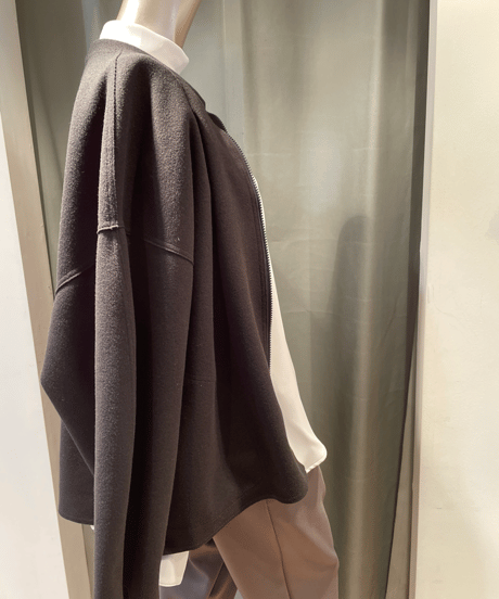 FLORENT / 2308F06014/  ASYMMETRIC ZIP BLOUSON