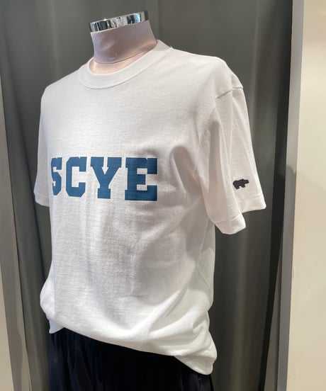 SCYE BASICS /5725-21701/コットンジャージーカレッジ T-シャツ(unisex)