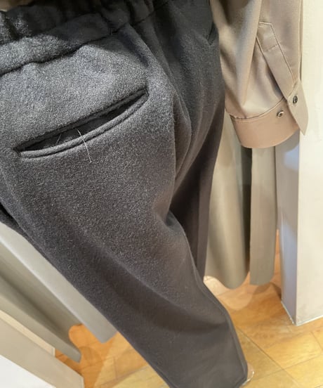 FLORENT / 2208F04005 / LAMBSWOOL WIDE-LEG PANTS
